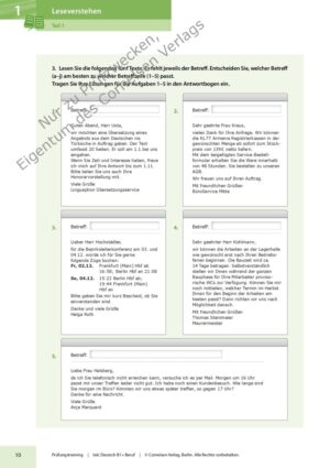 Prüfungstraining: telc deutsch B1+ beruf