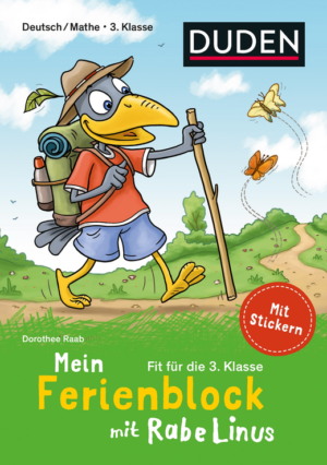 Mein ferienblock mit Rabe schulstart mathematik