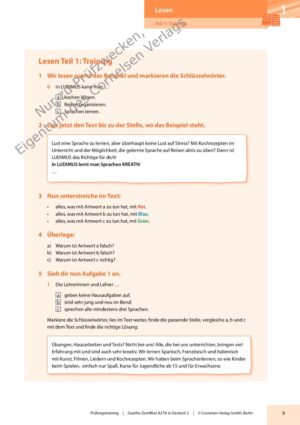 Prüfungstraining DaF A2 Goethe-Zertifikat A2: Fit in Deutsch 2