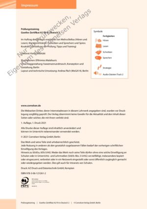 Prüfungstraining DaF A2 Goethe-Zertifikat A2: Fit in Deutsch 2