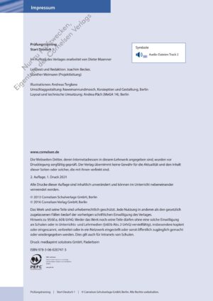 Prüfungstraining DaF A1 Start Deutsch 1