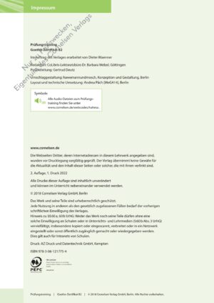 Prüfungstraining DaF B2 Goethe-Zertifikat B2 - Neubearbeitung