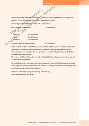 Prüfungstraining DaF A2 Goethe-Zertifikat A2: Fit in Deutsch 2