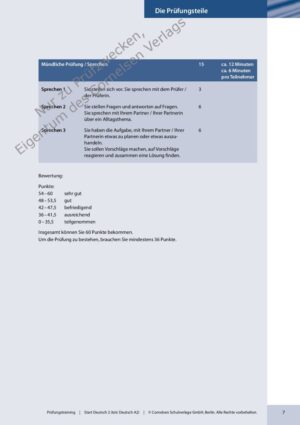 Prüfungstraining DaF A2 telc Deutsch A2