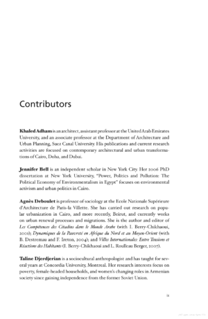 Cairo Contested (Governance, Urban Space, and Global Modernity)