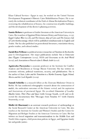 Cairo Contested (Governance, Urban Space, and Global Modernity)