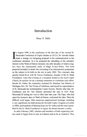 Christianity and Monasticism in Wadi al-Natrun