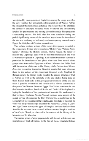 Christianity and Monasticism in Wadi al-Natrun