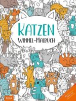 Katzen - Wimmel-Malbuch